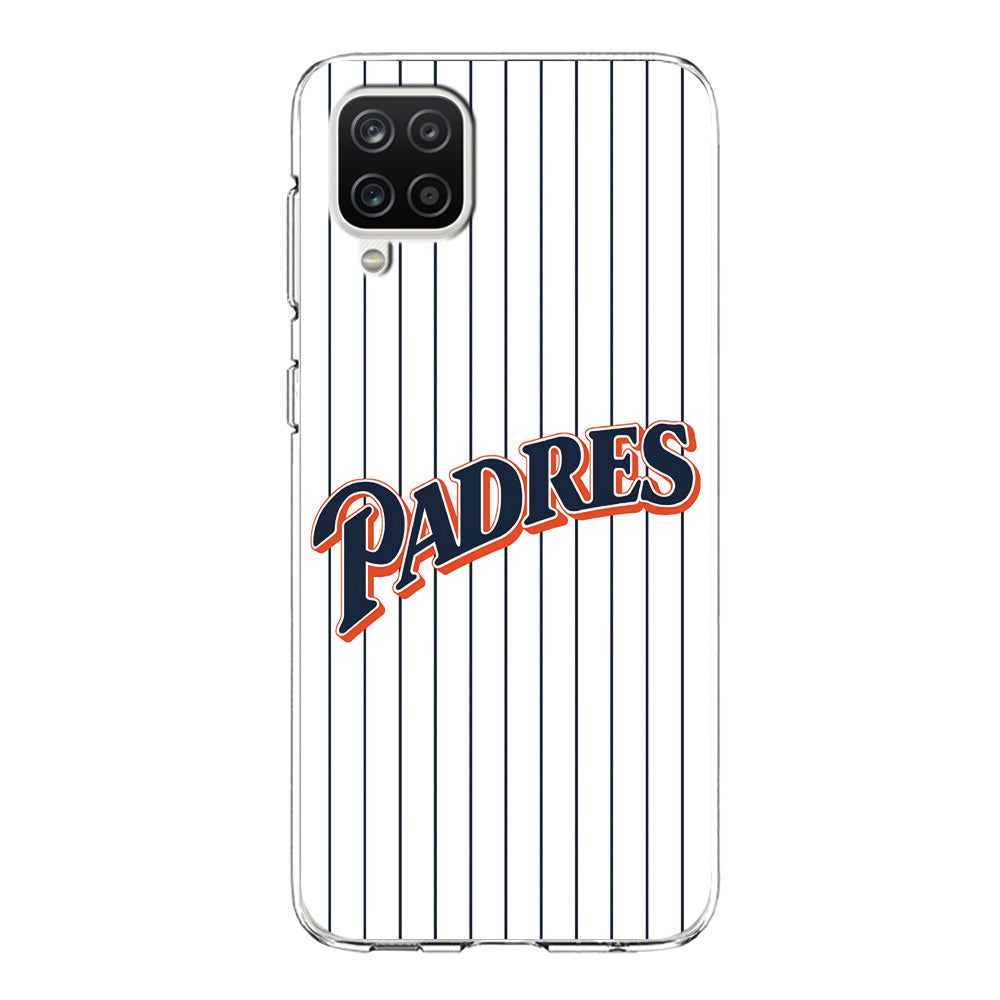 Baseball San Diego Padres MLB 001 Samsung Galaxy A12 Case-Phone Case-Clear Soft Case-Altracase