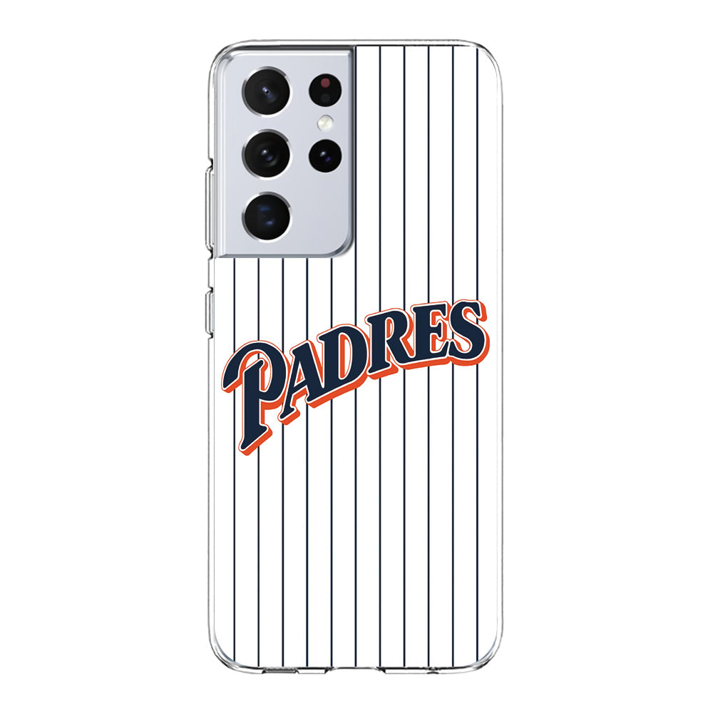 Baseball San Diego Padres MLB 001 Samsung Galaxy S24 Ultra Case-Phone Case-Clear Soft Case-Altracase