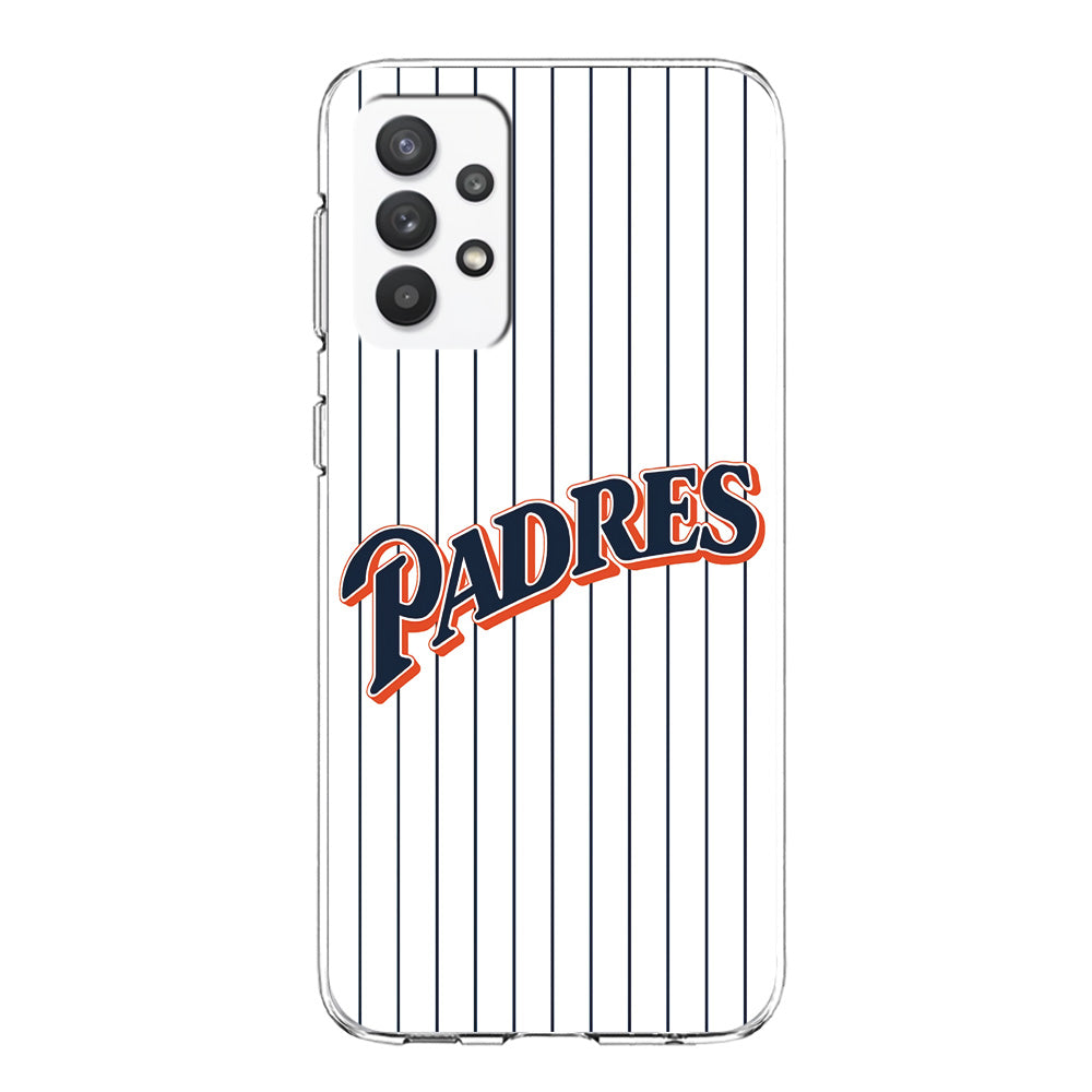Baseball San Diego Padres MLB 001 Samsung Galaxy A32 Case-Phone Case-Clear Soft Case-Altracase