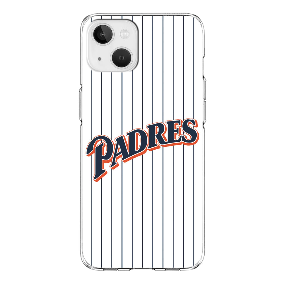 Baseball San Diego Padres MLB 001 iPhone 15 Plus Case-Phone Case-Clear Soft Case-Altracase