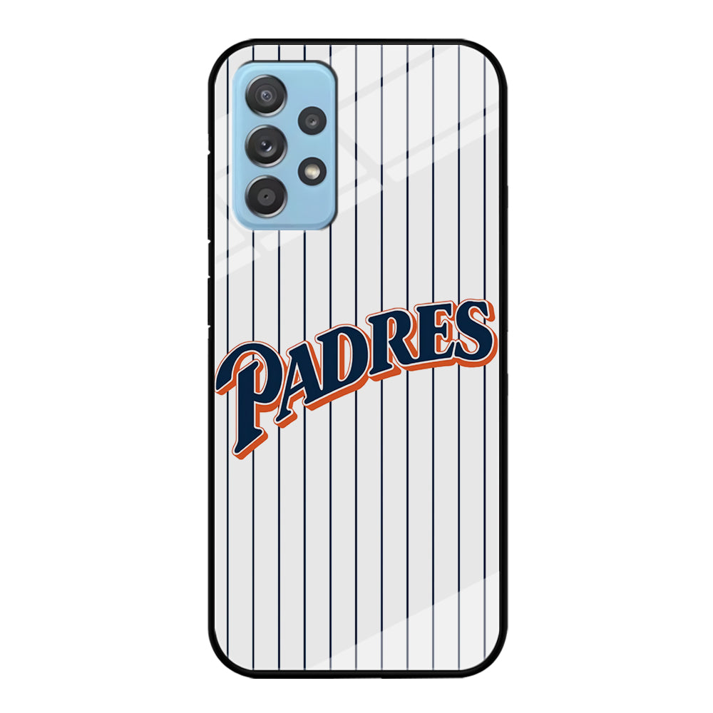 Baseball San Diego Padres MLB 001 Samsung Galaxy A72 Case-Phone Case-Tempered Glass Case-Altracase