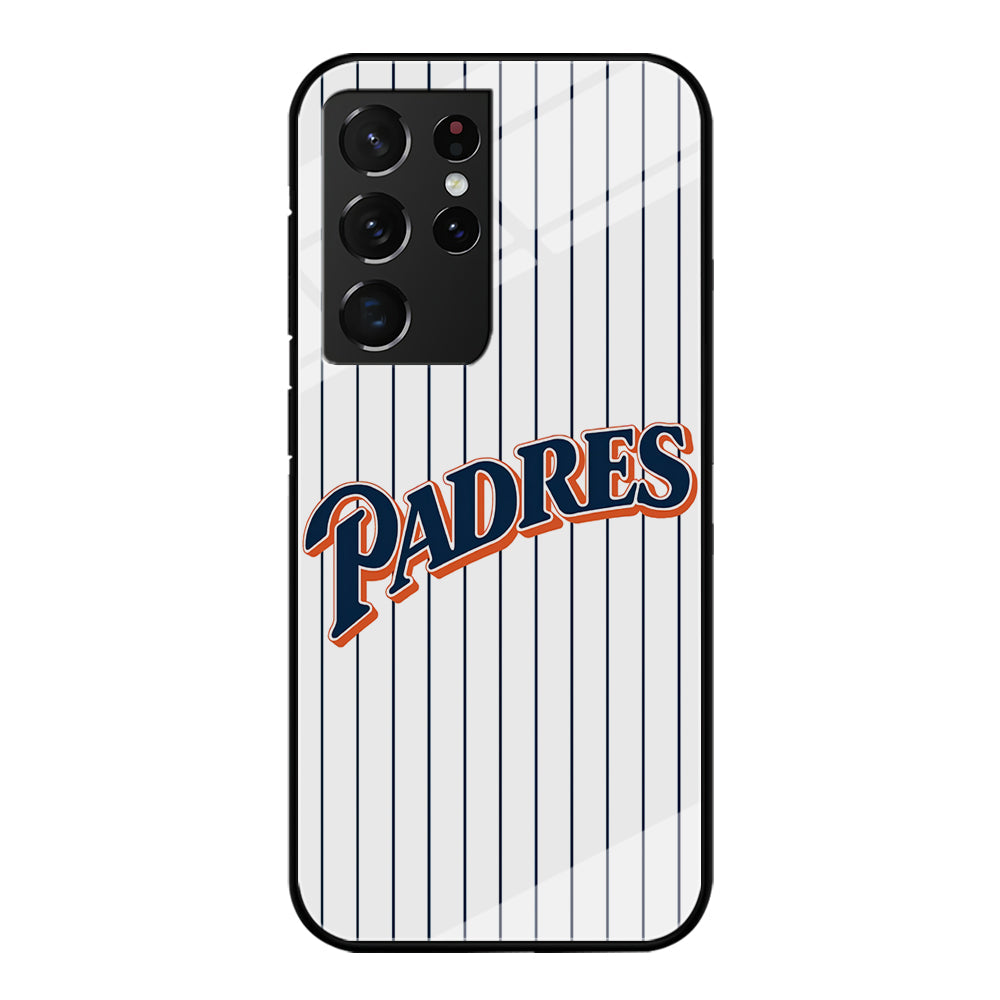 Baseball San Diego Padres MLB 001 Samsung Galaxy S22 Ultra Case-Phone Case-Tempered Glass Case-Altracase