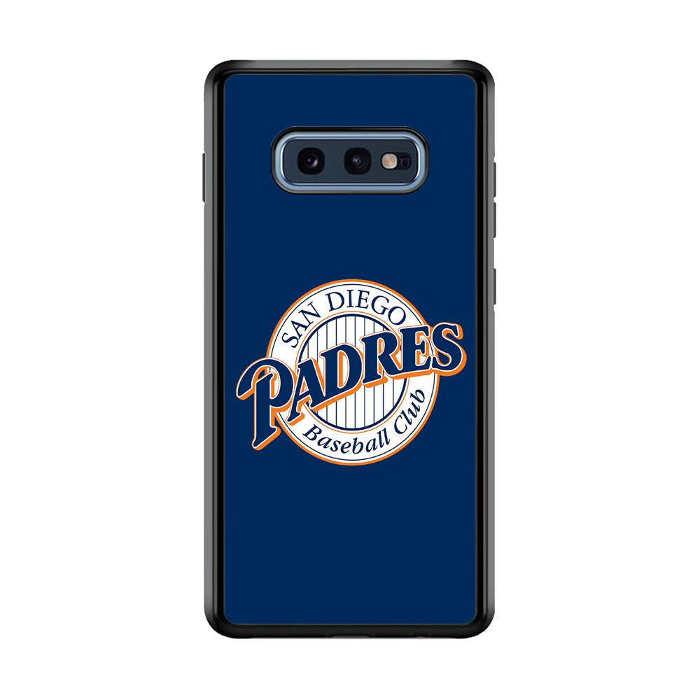 Baseball San Diego Padres MLB 002 Samsung Galaxy S10E Case-Phone Case-Rubber Black (2D Case)-Altracase