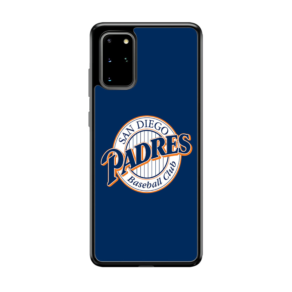 Baseball San Diego Padres MLB 002 Samsung Galaxy S20 Plus Case-Phone Case-Rubber Black (2D Case)-Altracase