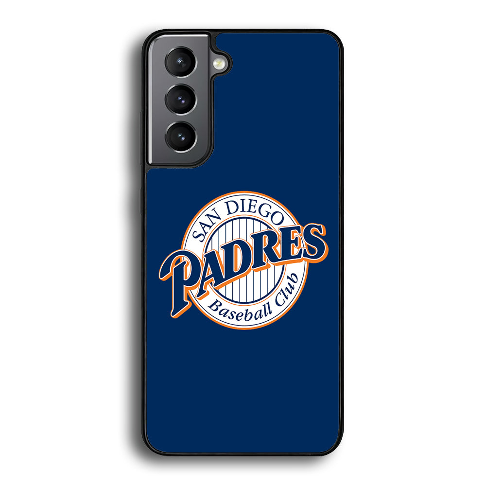 Baseball San Diego Padres MLB 002 Samsung Galaxy S21 Plus Case-Phone Case-Rubber Black (2D Case)-Altracase