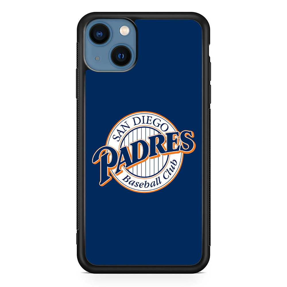 Baseball San Diego Padres MLB 002 iPhone 15 Plus Case-Phone Case-Rubber Black (2D Case)-Altracase