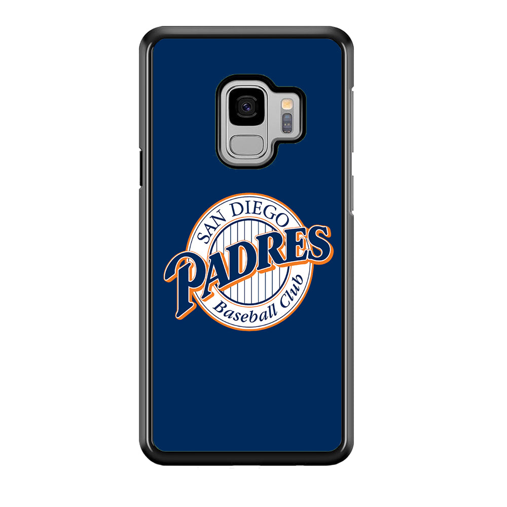 Baseball San Diego Padres MLB 002 Samsung Galaxy S9 Case-Phone Case-Rubber Black (2D Case)-Altracase