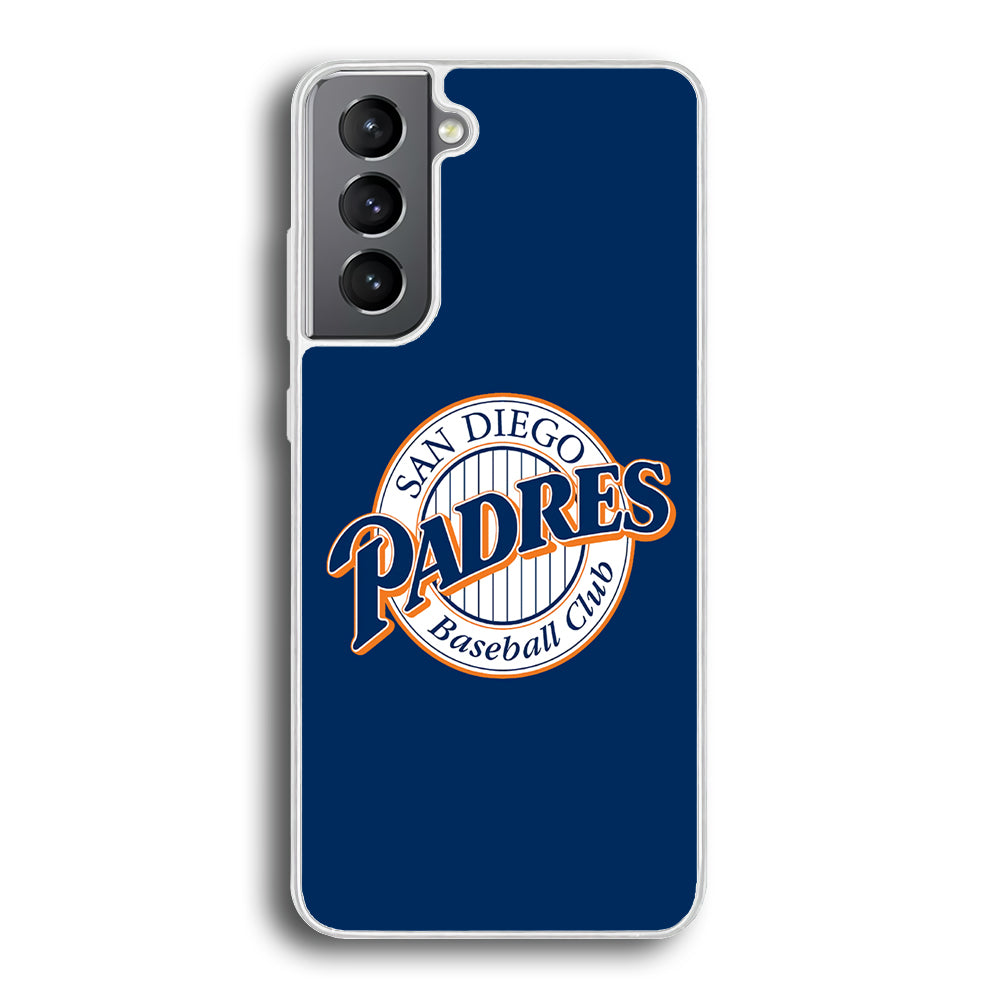 Baseball San Diego Padres MLB 002 Samsung Galaxy S21 Plus Case-Phone Case-Rubber White (2D Case)-Altracase
