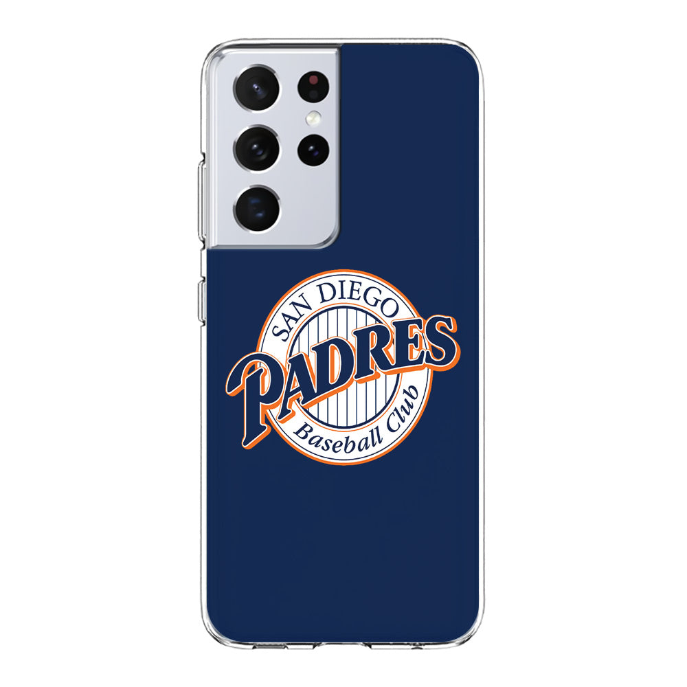 Baseball San Diego Padres MLB 002 Samsung Galaxy S21 Ultra Case-Phone Case-Clear Soft Case-Altracase