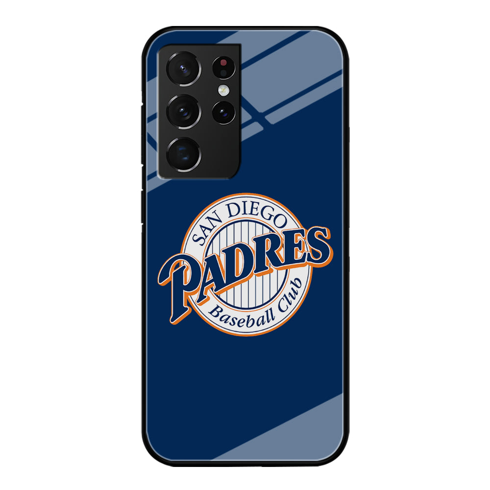 Baseball San Diego Padres MLB 002 Samsung Galaxy S21 Ultra Case-Phone Case-Tempered Glass Case-Altracase