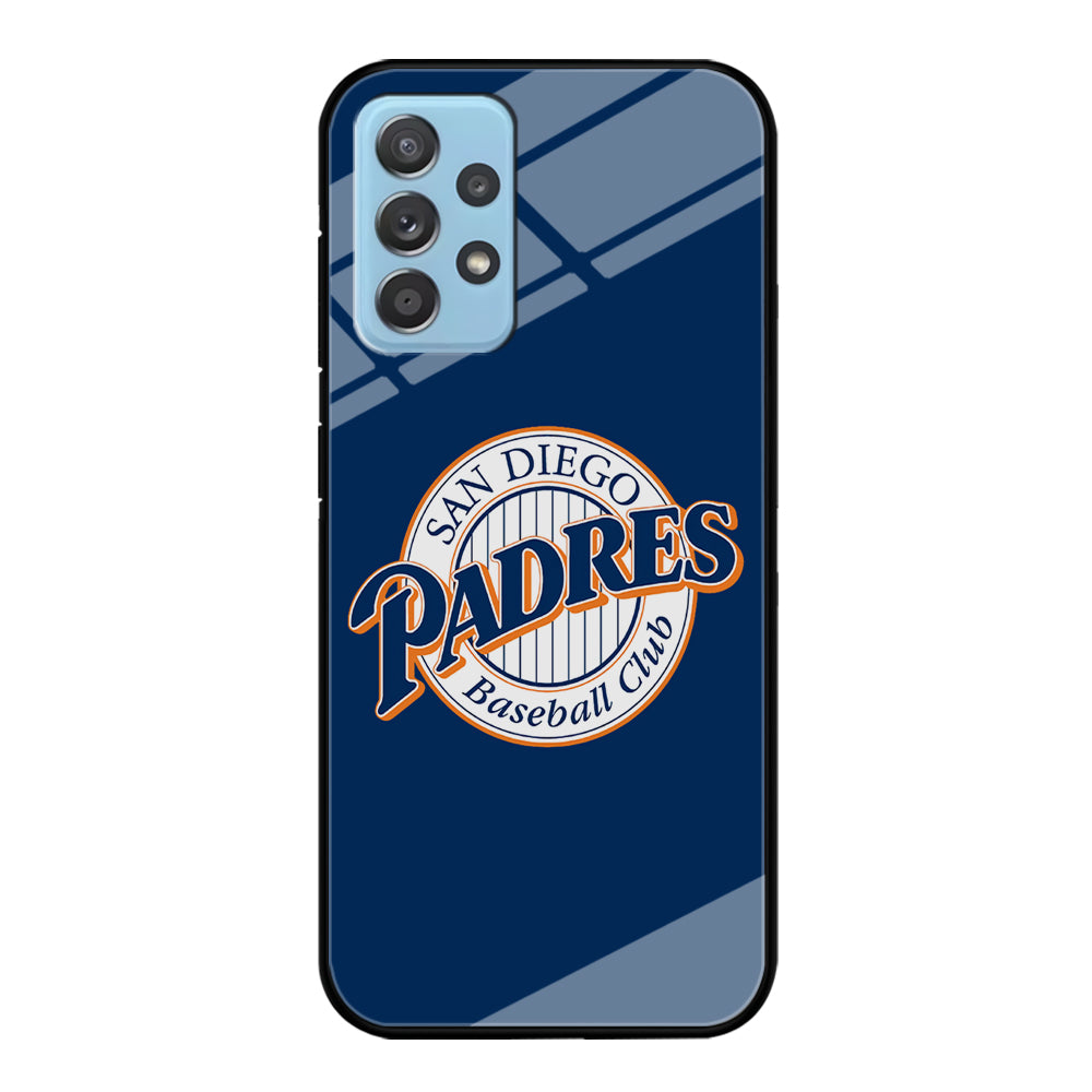 Baseball San Diego Padres MLB 002 Samsung Galaxy A72 Case-Phone Case-Tempered Glass Case-Altracase
