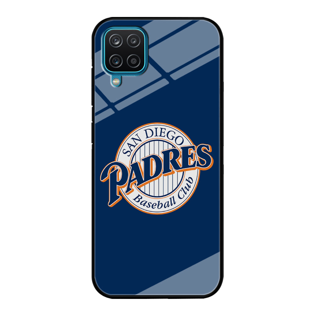 Baseball San Diego Padres MLB 002 Samsung Galaxy A12 Case-Phone Case-Tempered Glass Case-Altracase