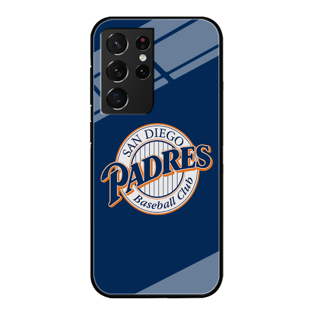 Baseball San Diego Padres MLB 002 Samsung Galaxy S22 Ultra Case-Phone Case-Tempered Glass Case-Altracase