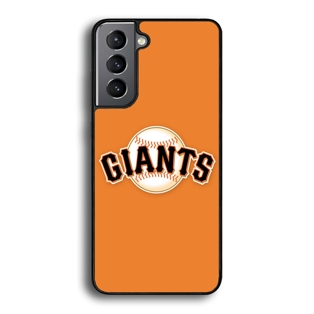 Baseball San Francisco Giants MLB 001 Samsung Galaxy S21 Plus Case-Phone Case-Rubber Black (2D Case)-Altracase