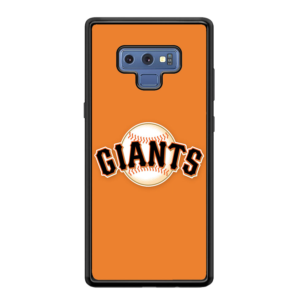 Baseball San Francisco Giants MLB 001 Samsung Galaxy Note 9 Case-Phone Case-Rubber Black (2D Case)-Altracase