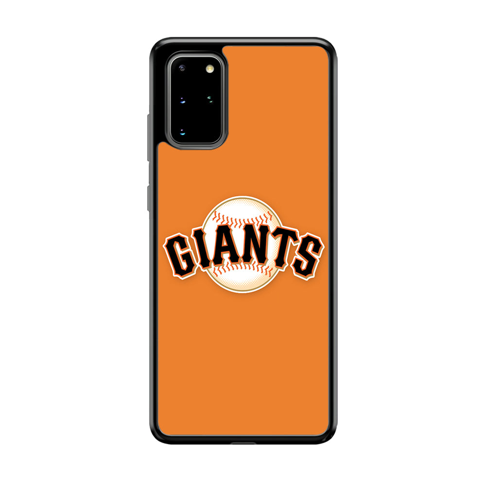 Baseball San Francisco Giants MLB 001 Samsung Galaxy S20 Plus Case-Phone Case-Rubber Black (2D Case)-Altracase