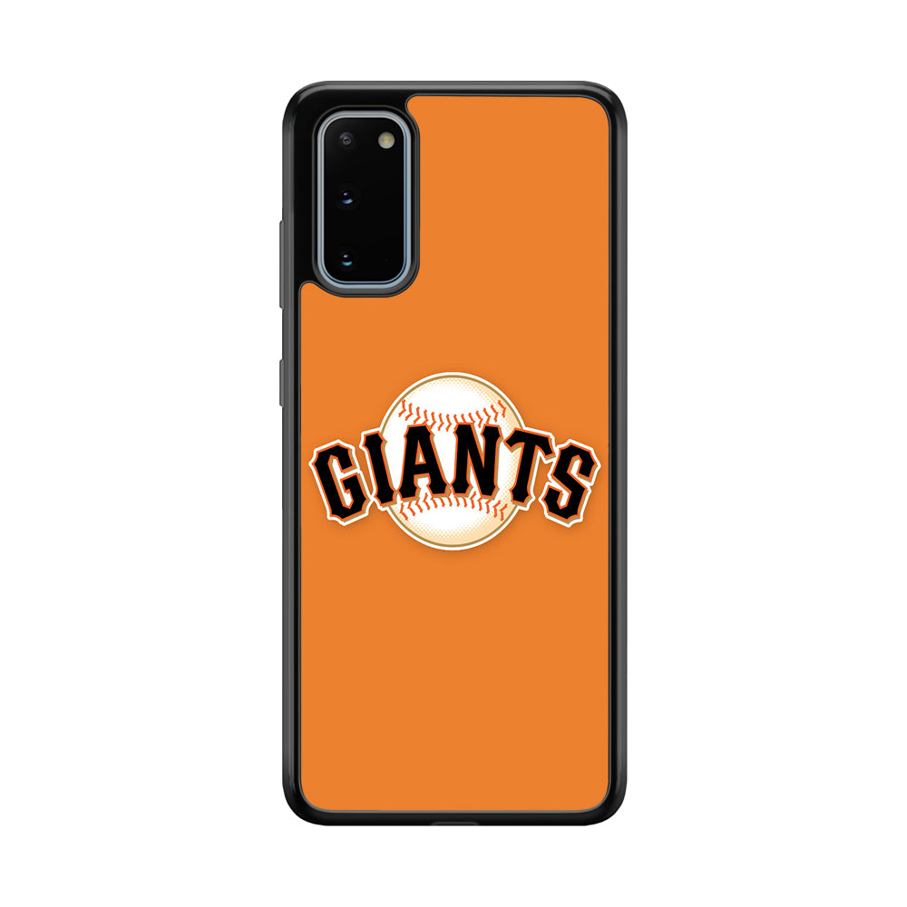 Baseball San Francisco Giants MLB 001 Samsung Galaxy S20 Case-Phone Case-Rubber Black (2D Case)-Altracase