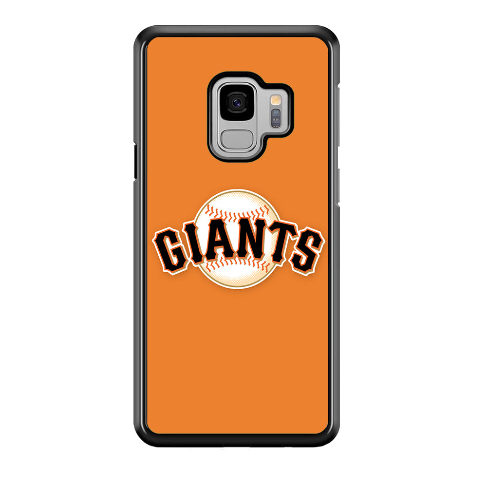 Baseball San Francisco Giants MLB 001 Samsung Galaxy S9 Case-Phone Case-Rubber Black (2D Case)-Altracase