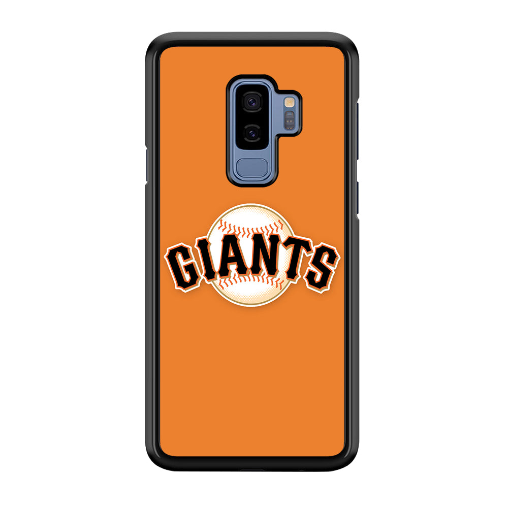 Baseball San Francisco Giants MLB 001 Samsung Galaxy S9 Plus Case-Phone Case-Rubber Black (2D Case)-Altracase
