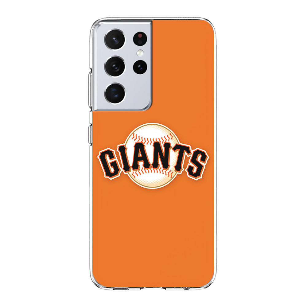Baseball San Francisco Giants MLB 001 Samsung Galaxy S21 Ultra Case-Phone Case-Clear Soft Case-Altracase