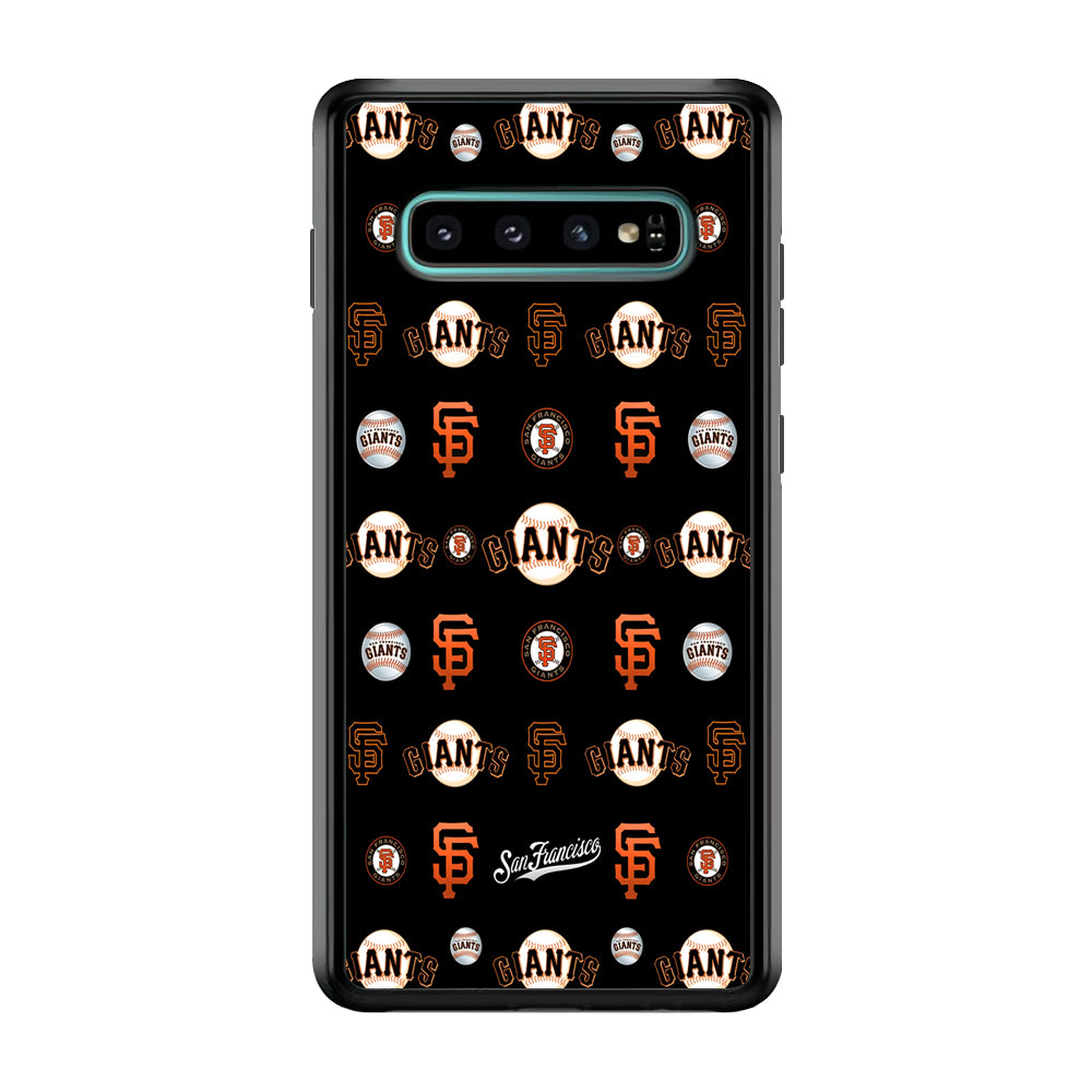 Baseball San Francisco Giants MLB 002 Samsung Galaxy S10 Case-Phone Case-Rubber Black (2D Case)-Altracase