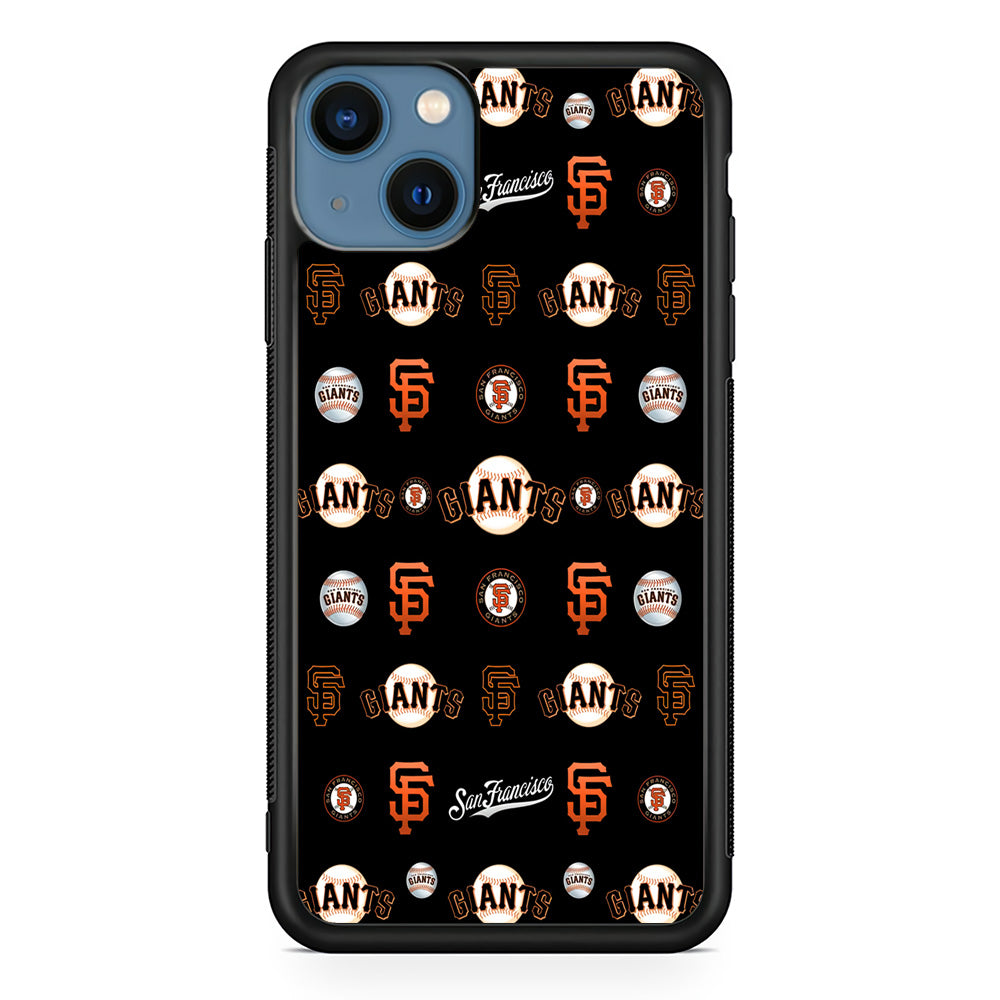 Baseball San Francisco Giants MLB 002 iPhone 15 Plus Case-Phone Case-Rubber Black (2D Case)-Altracase