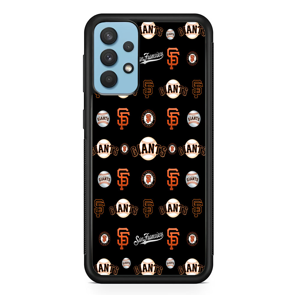 Baseball San Francisco Giants MLB 002 Samsung Galaxy A32 Case-Phone Case-Rubber Black (2D Case)-Altracase