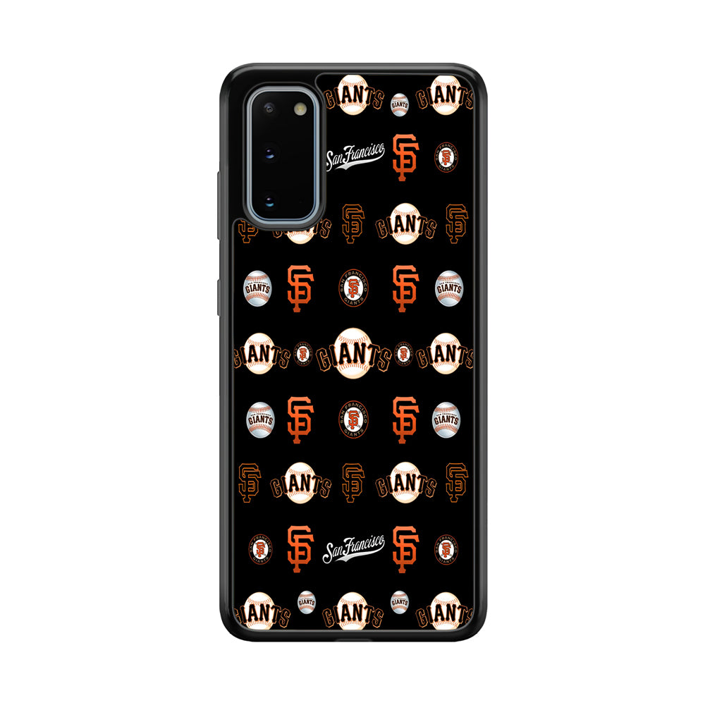 Baseball San Francisco Giants MLB 002 Samsung Galaxy S20 Case-Phone Case-Rubber Black (2D Case)-Altracase