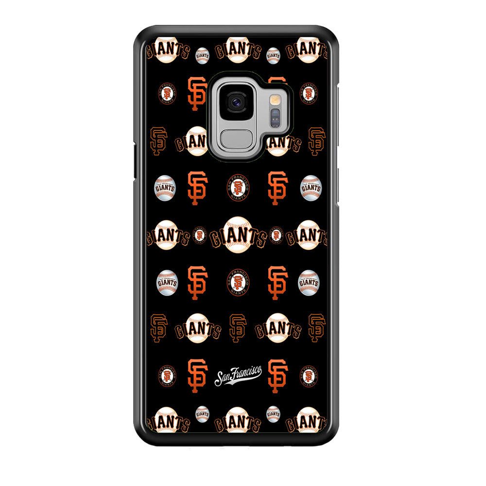 Baseball San Francisco Giants MLB 002 Samsung Galaxy S9 Case-Phone Case-Rubber Black (2D Case)-Altracase