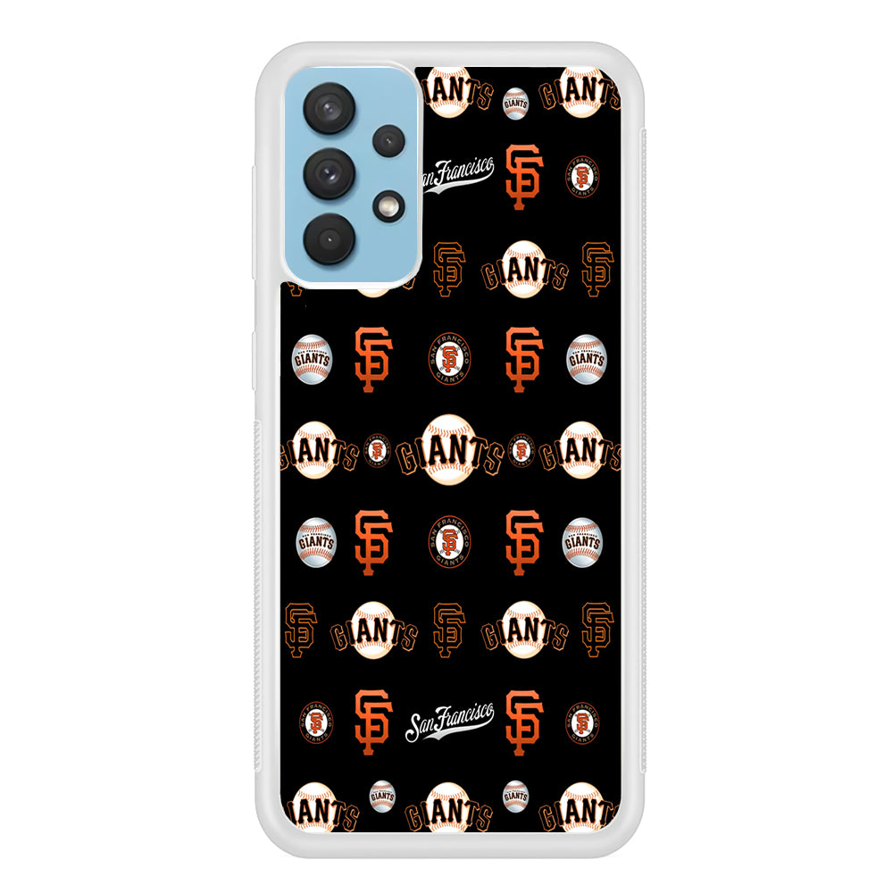 Baseball San Francisco Giants MLB 002 Samsung Galaxy A32 Case-Phone Case-Rubber White (2D Case)-Altracase
