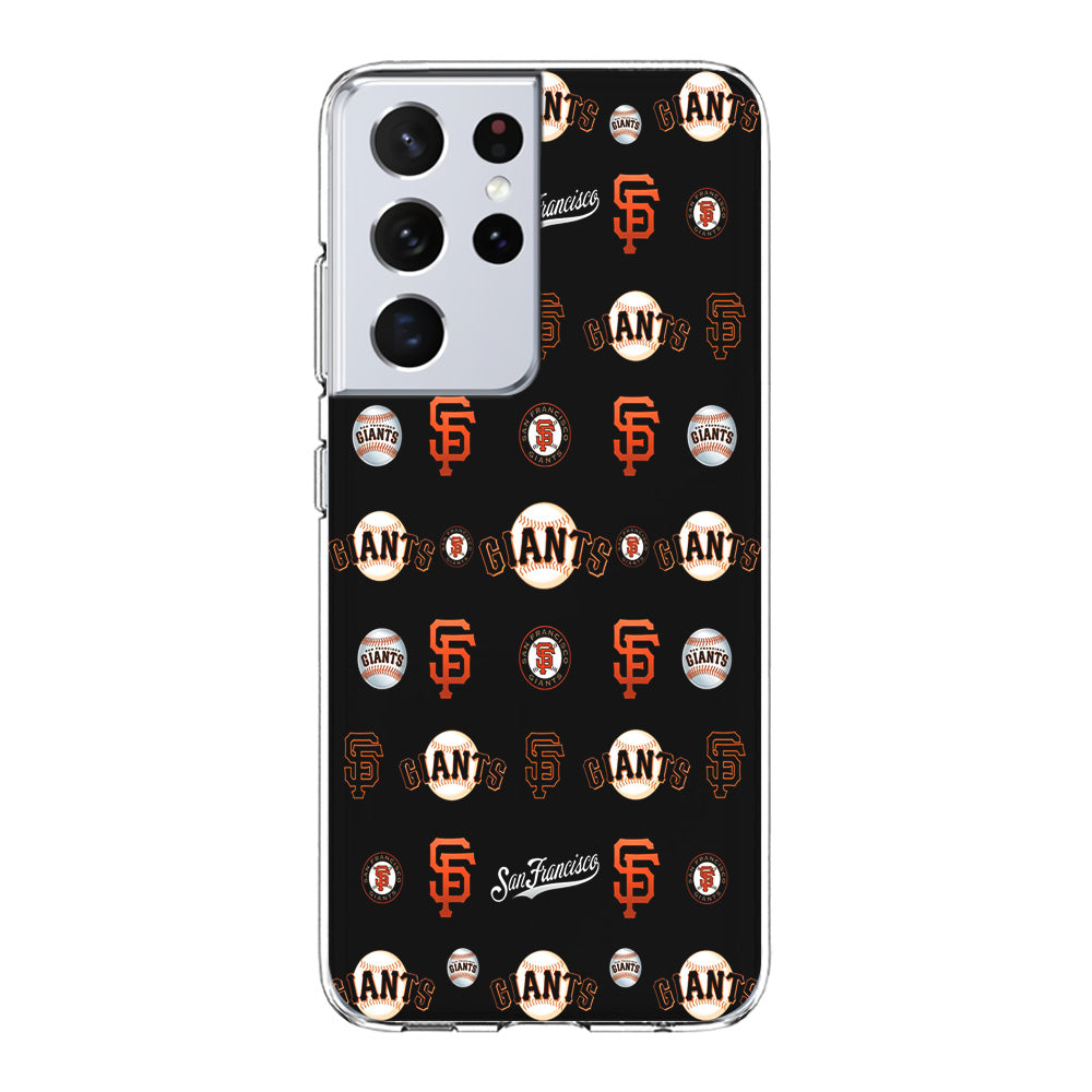 Baseball San Francisco Giants MLB 002 Samsung Galaxy S21 Ultra Case-Phone Case-Clear Soft Case-Altracase