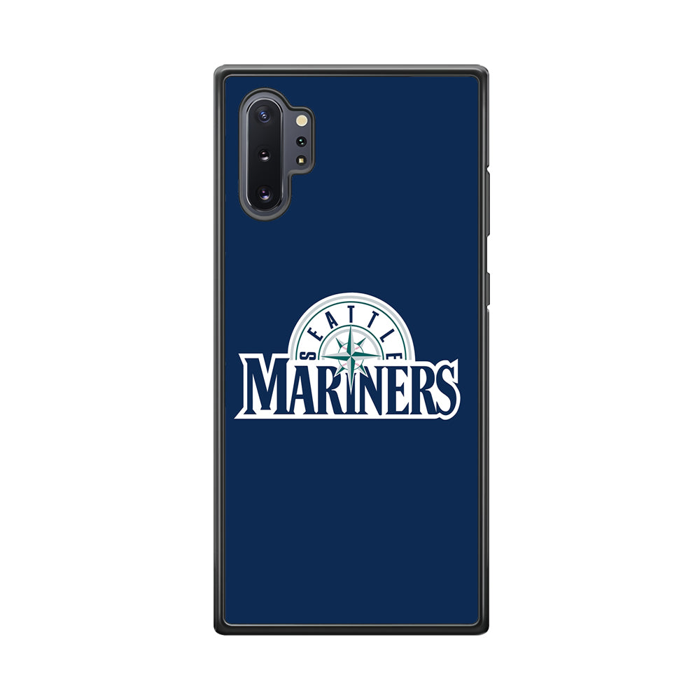 Baseball Seattle Mariners MLB 001 Samsung Galaxy Note 10 Plus Case-Phone Case-Rubber Black (2D Case)-Altracase