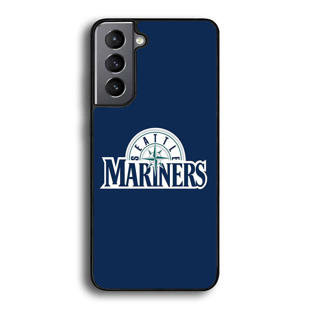Baseball Seattle Mariners MLB 001 Samsung Galaxy S21 Plus Case-Phone Case-Rubber Black (2D Case)-Altracase