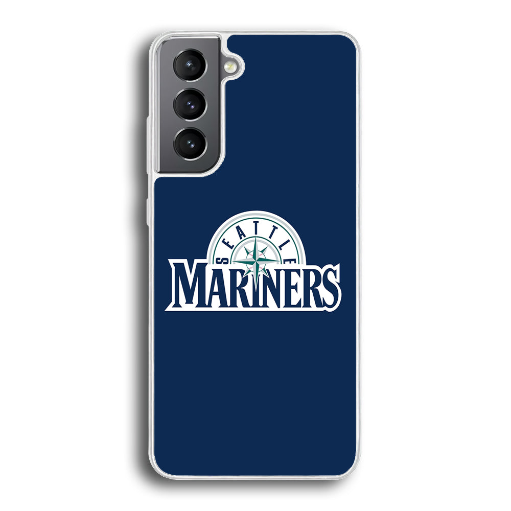 Baseball Seattle Mariners MLB 001 Samsung Galaxy S24 Plus Case-Phone Case-Rubber White (2D Case)-Altracase