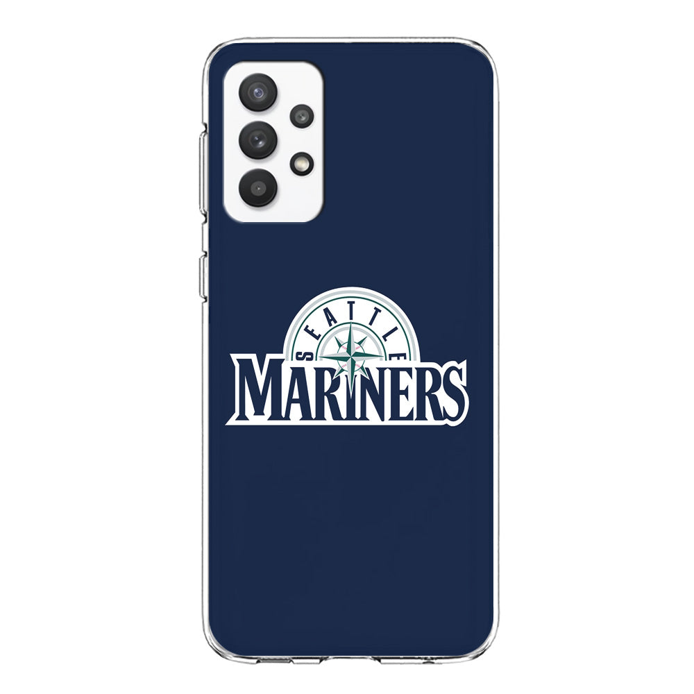 Baseball Seattle Mariners MLB 001 Samsung Galaxy A32 Case-Phone Case-Clear Soft Case-Altracase