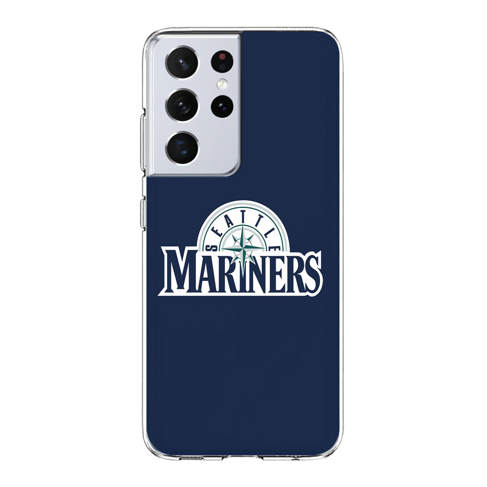 Baseball Seattle Mariners MLB 001 Samsung Galaxy S21 Ultra Case-Phone Case-Clear Soft Case-Altracase