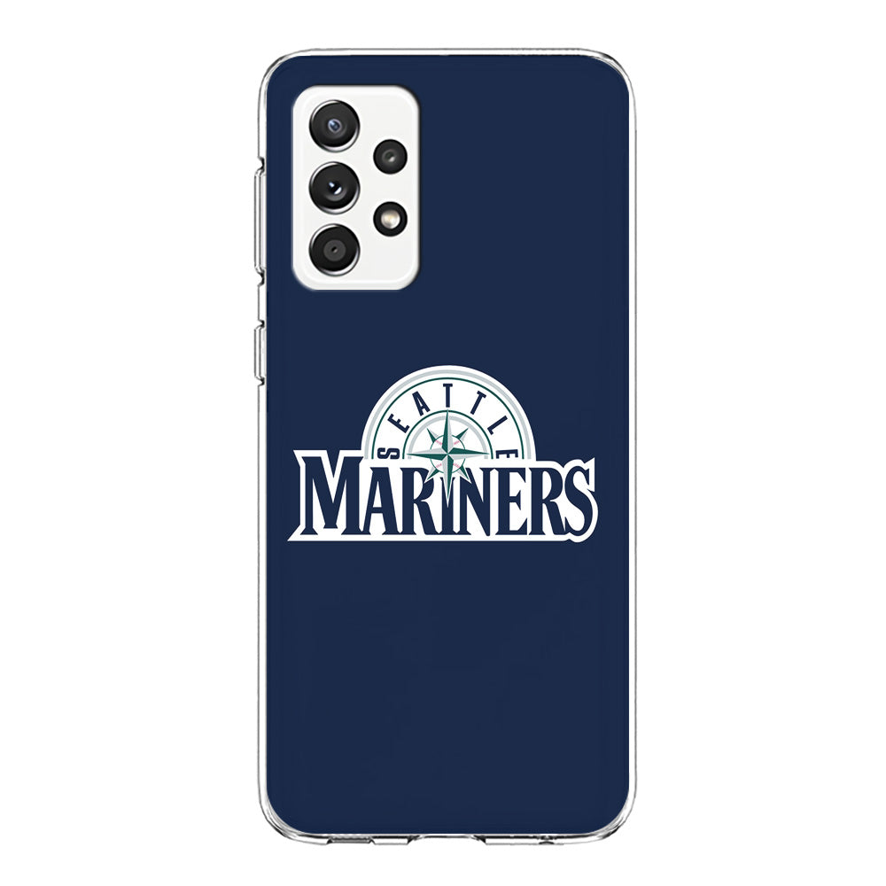 Baseball Seattle Mariners MLB 001 Samsung Galaxy A52 Case-Phone Case-Clear Soft Case-Altracase