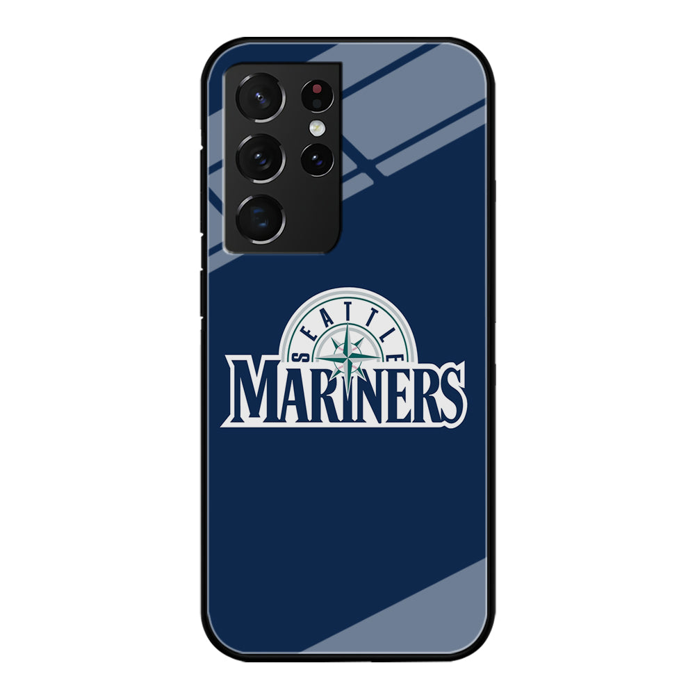 Baseball Seattle Mariners MLB 001 Samsung Galaxy S21 Ultra Case-Phone Case-Tempered Glass Case-Altracase