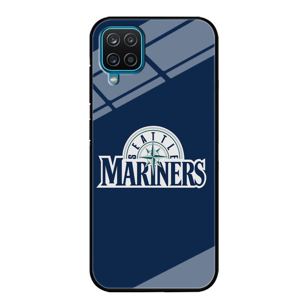 Baseball Seattle Mariners MLB 001 Samsung Galaxy A12 Case-Phone Case-Tempered Glass Case-Altracase
