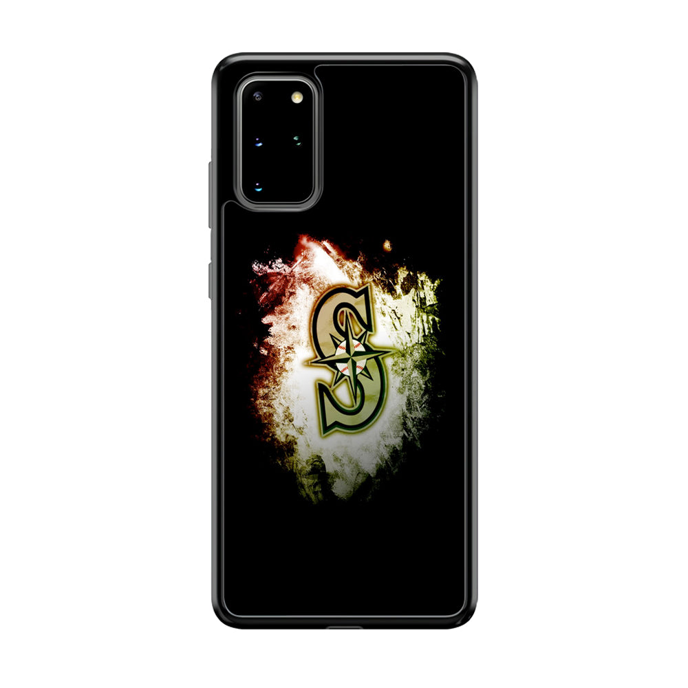 Baseball Seattle Mariners MLB 002 Samsung Galaxy S20 Plus Case-Phone Case-Rubber Black (2D Case)-Altracase