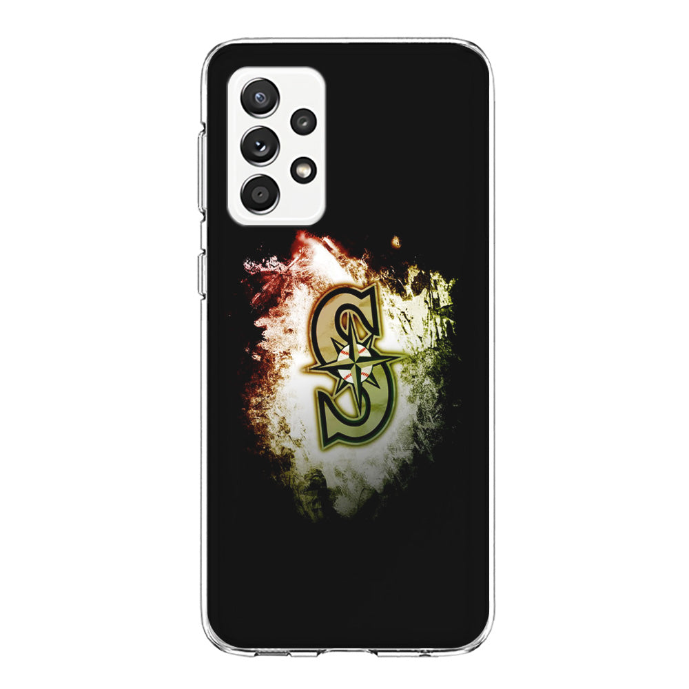 Baseball Seattle Mariners MLB 002 Samsung Galaxy A52 Case-Phone Case-Clear Soft Case-Altracase