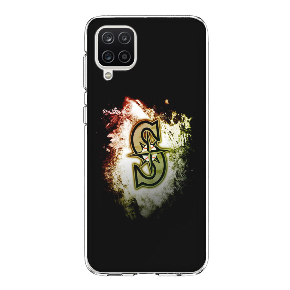 Baseball Seattle Mariners MLB 002 Samsung Galaxy A12 Case-Phone Case-Clear Soft Case-Altracase