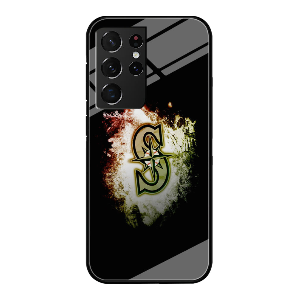 Baseball Seattle Mariners MLB 002 Samsung Galaxy S22 Ultra Case-Phone Case-Tempered Glass Case-Altracase