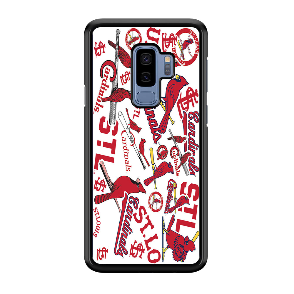 Baseball St. Louis Cardinals MLB 001 Samsung Galaxy S9 Plus Case-Phone Case-Tempered Glass Case-Altracase