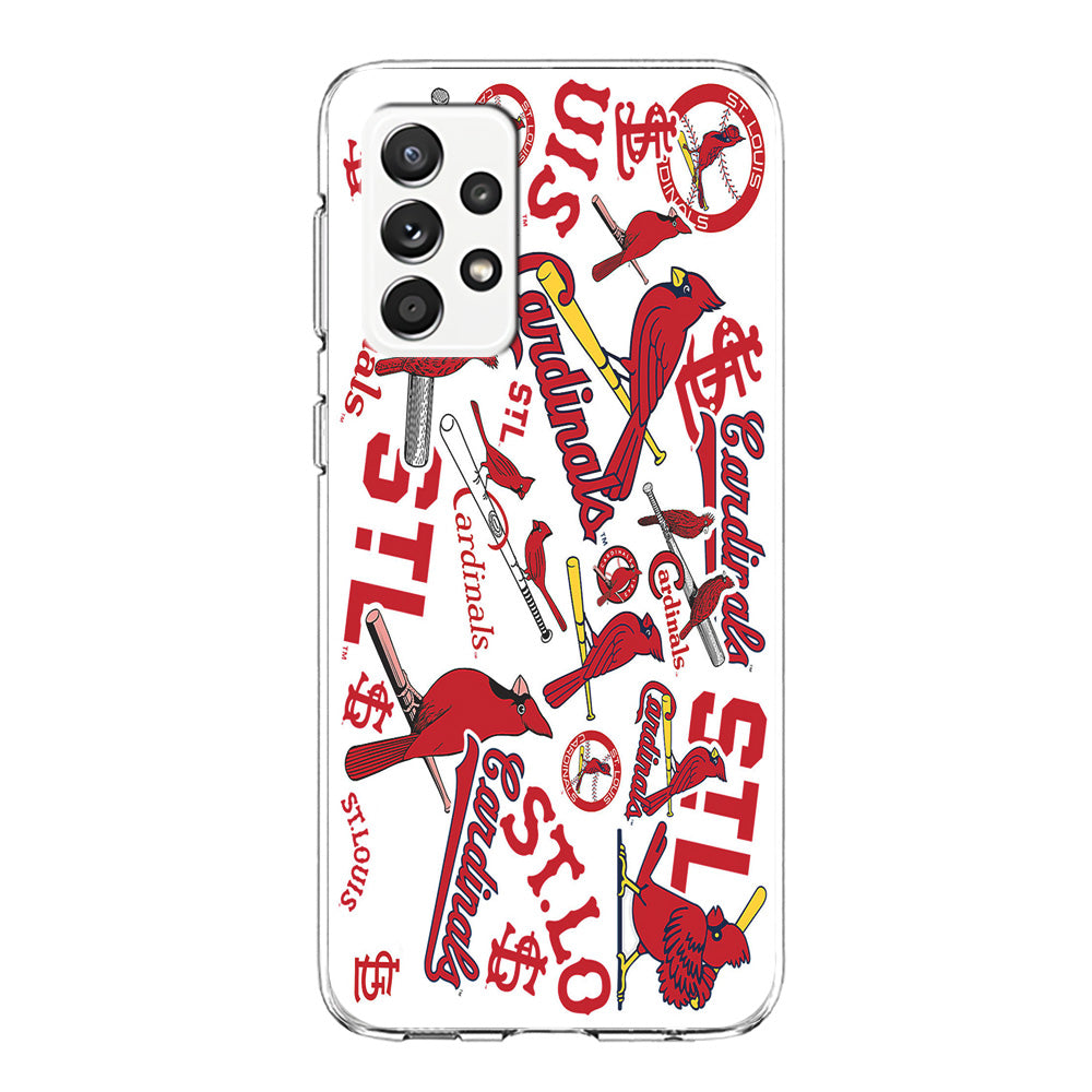Baseball St. Louis Cardinals MLB 001 Samsung Galaxy A72 Case-Phone Case-Clear Soft Case-Altracase