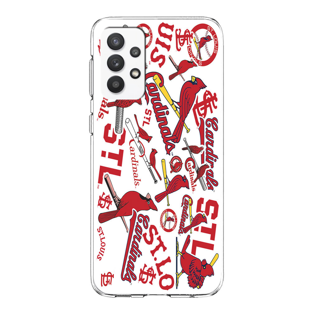 Baseball St. Louis Cardinals MLB 001 Samsung Galaxy A32 Case-Phone Case-Clear Soft Case-Altracase