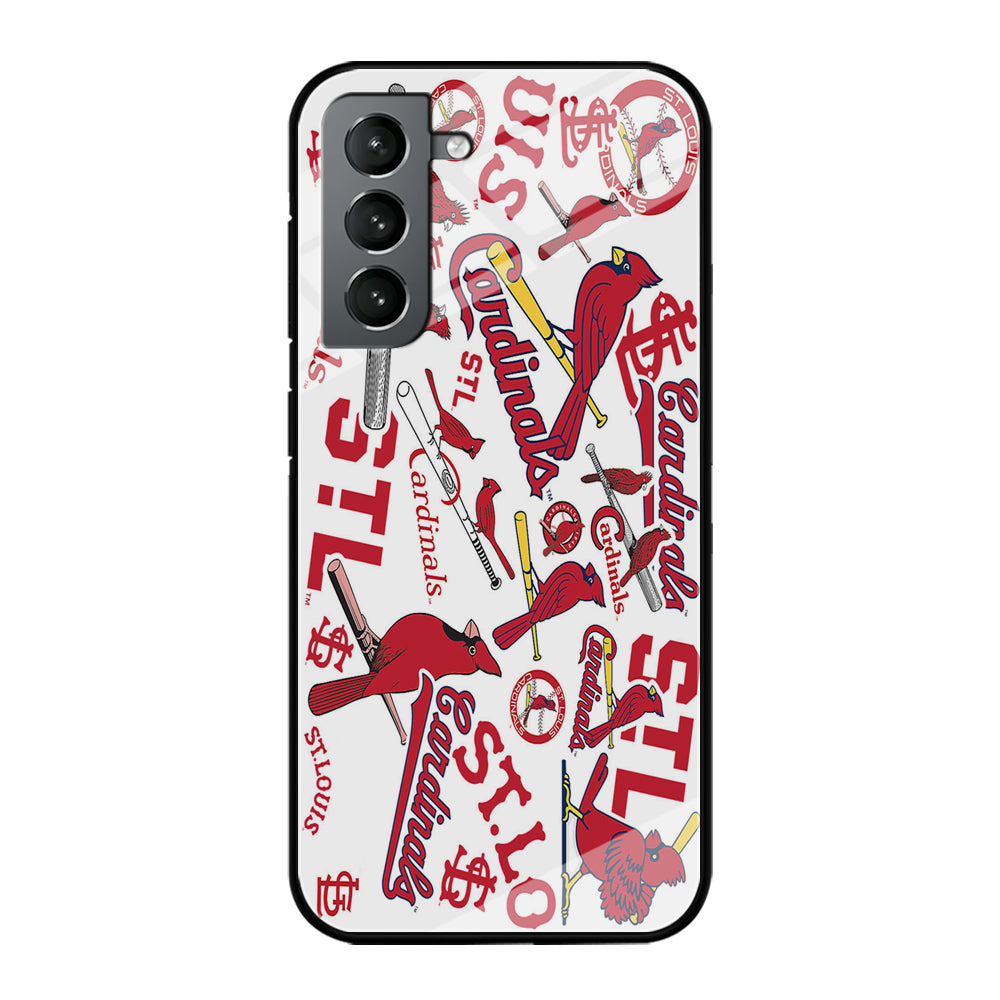 Baseball St. Louis Cardinals MLB 001 Samsung Galaxy S23 Plus Case-Phone Case-Tempered Glass Case-Altracase