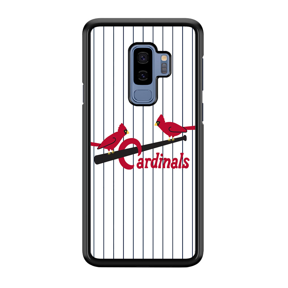 Baseball St. Louis Cardinals MLB 002 Samsung Galaxy S9 Plus Case-Phone Case-Rubber Black (2D Case)-Altracase