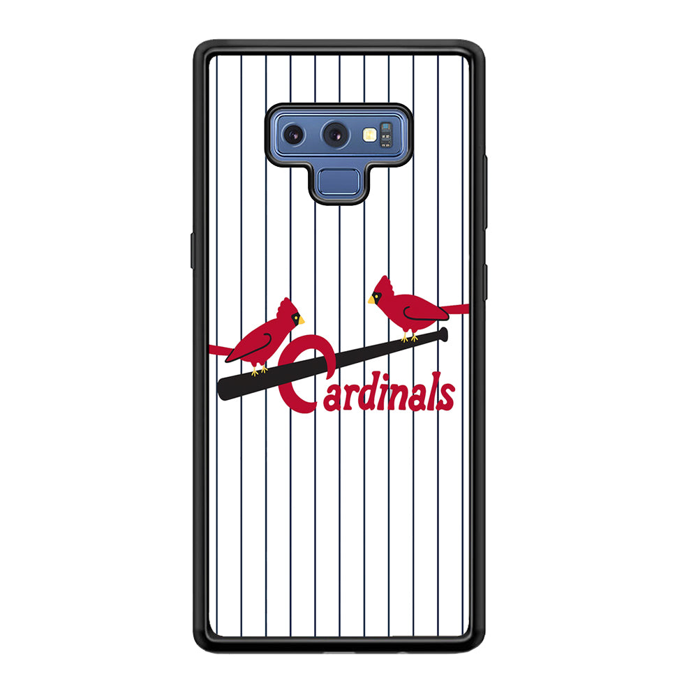 Baseball St. Louis Cardinals MLB 002 Samsung Galaxy Note 9 Case-Phone Case-Rubber Black (2D Case)-Altracase
