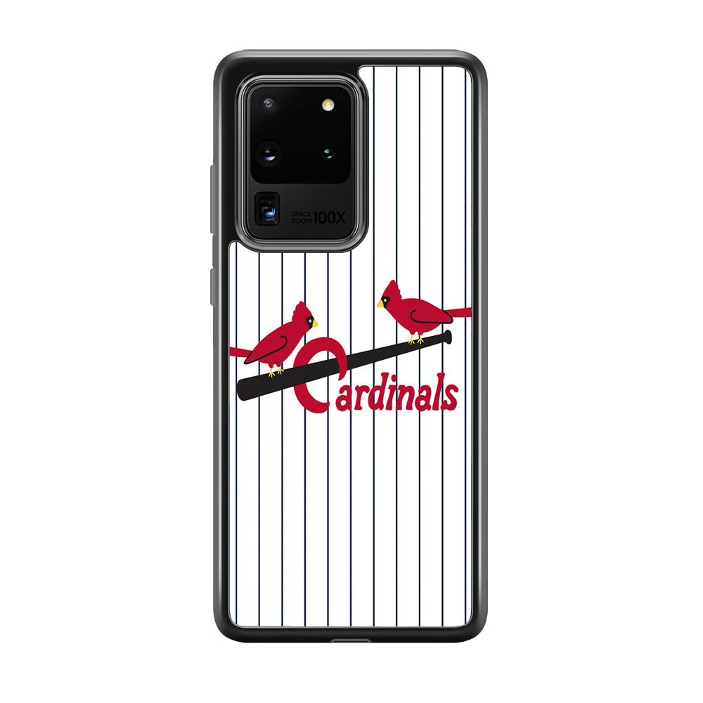 Baseball St. Louis Cardinals MLB 002 Samsung Galaxy S20 Ultra Case-Phone Case-Tempered Glass Case-Altracase